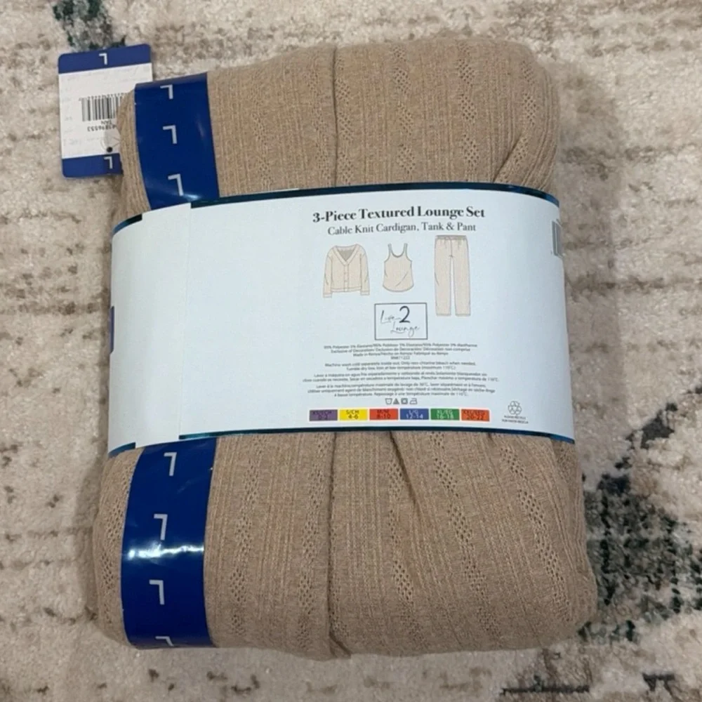 Live2Lounge Women's 3-piece Lounge Set Size Large - Picture 4 of 4